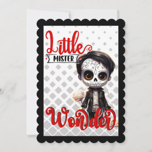 Little Mister _ Sugar Skull  Thank You Card