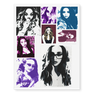 Little Mix pop art tattoos