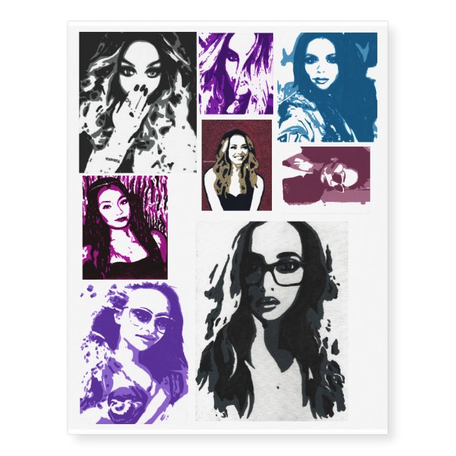 Little Mix pop art tattoos (Front)