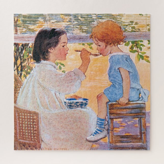Little Mom, Jessie Willcox Smith Jigsaw Puzzle (Vertical)