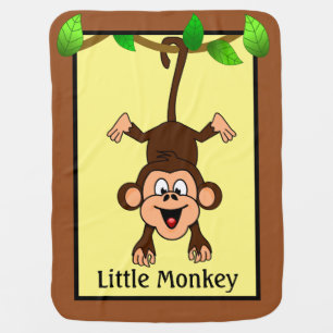 Little Monkey Baby Blanket