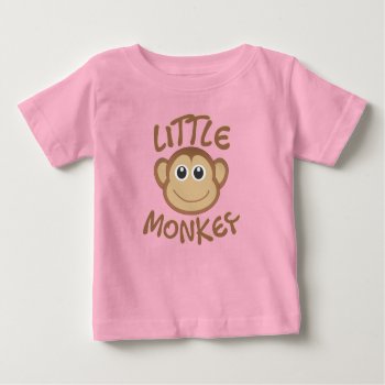 Little Monkey Baby T-shirt by capturedbyKC at Zazzle