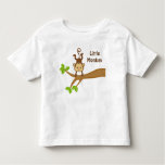 Little Monkey Custom Toddler Fine Jersey T-shirt at Zazzle