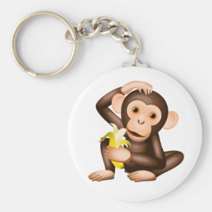 Monkey Keychains - No Minimum Quantity | Zazzle