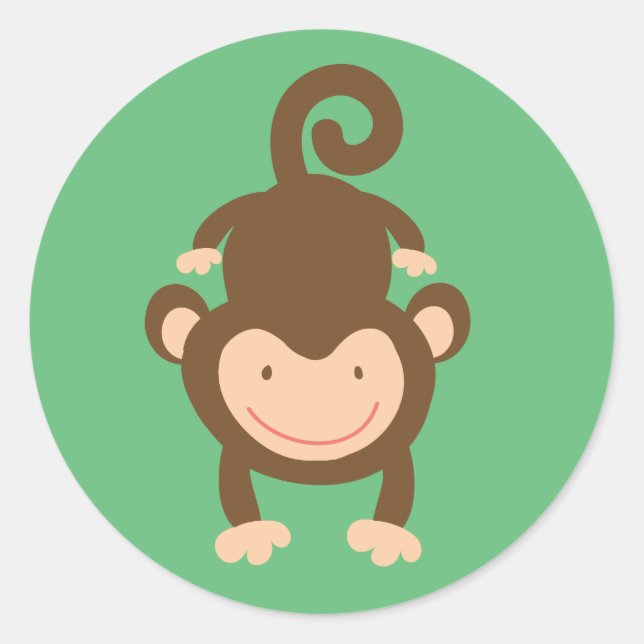 Little Monkey Stickers (Front)