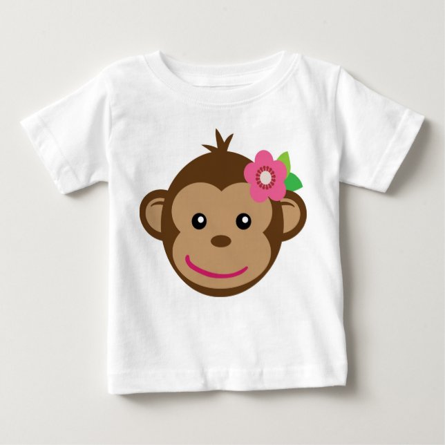 Little Monkey T-Shirt (Girl) (Front)