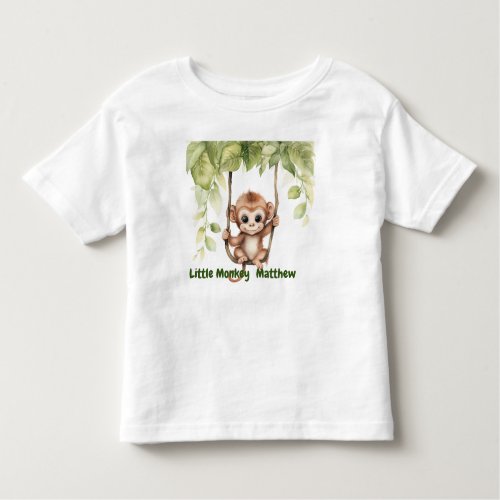 Little Monkey Toddler T Shirt