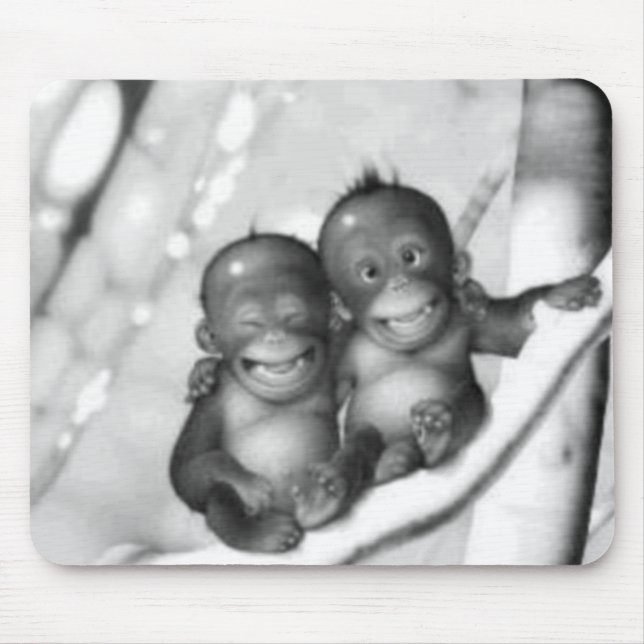 Little Monkeys Mouse Pad (Front)