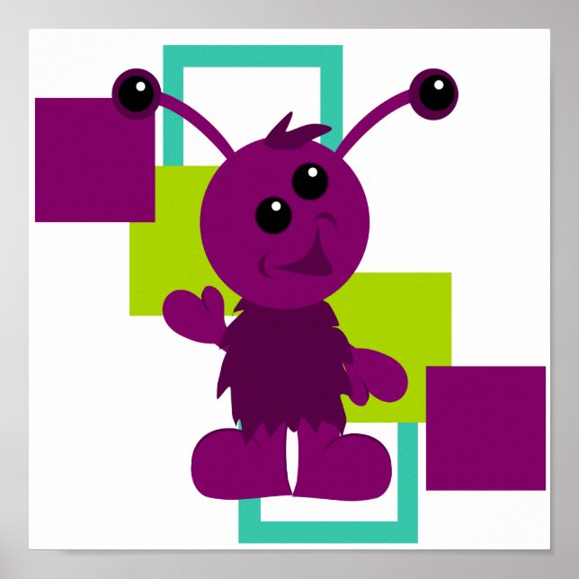 Little Monster Alien Creature Poster (Front)