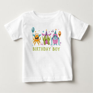 Little Monster Birthday Boy Baby T-Shirt