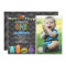 Little Monster Birthday Party Invitation Chalk