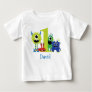 Little Monster Boy 1st Birthday Outfit Baby T-Shirt