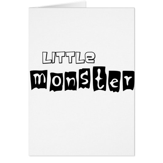 Little Monster Cards (Front)