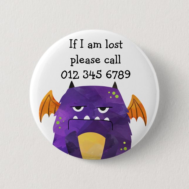 Little Monster, Emergency contact Button (Front)