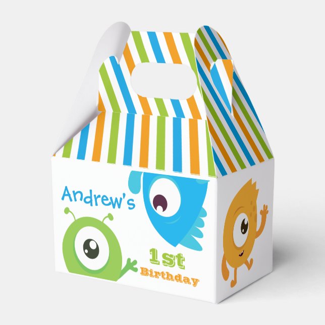 Little monster favor box (Back Side)