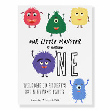 Little Monster First Birthday Party
