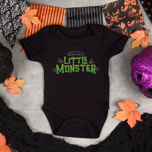 Little Monster Halloween Family Matching Funny  Baby Bodysuit