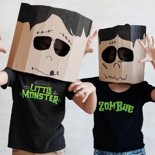 Little Monster Halloween Family Matching Funny  T-Shirt