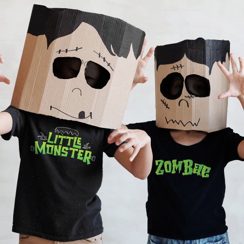 Little Monster Halloween Family Matching Funny  T_Shirt
