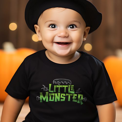 Little Monster Halloween Family Matching Funny  Toddler T_shirt