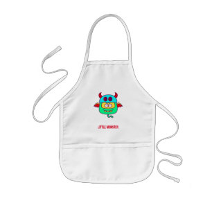 Little Monster (personalizable text) Kids' Apron