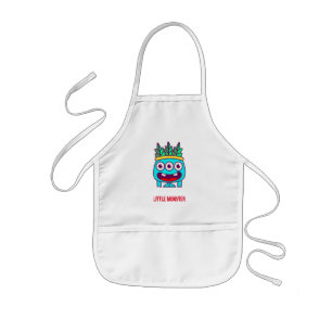 Little Monster (personalizable text) Kids' Apron