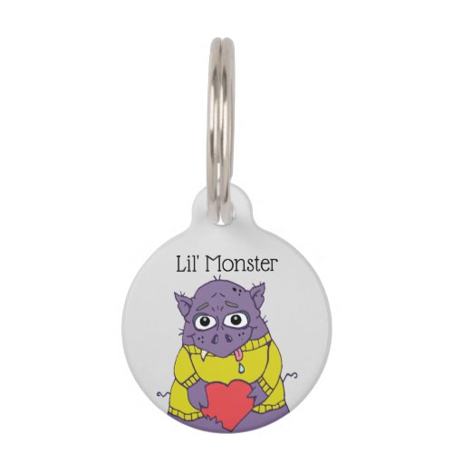 Little Monster Pet ID Tag