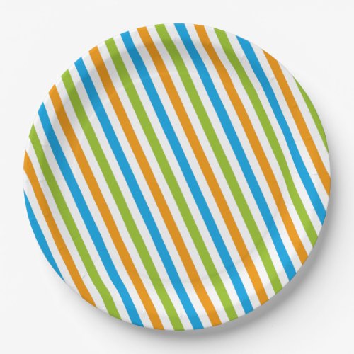 Little monster striped plates