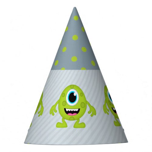 Little Monster themed Birthday Party Party Hat