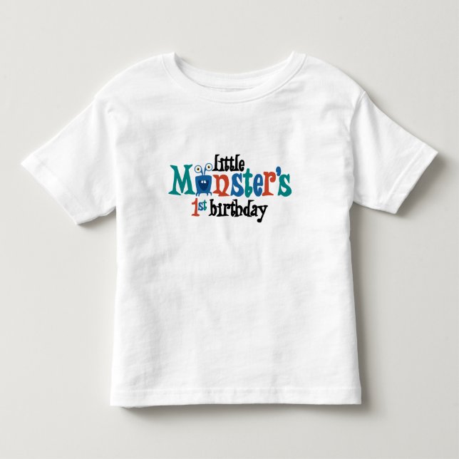 Little monster's first birthday! toddler t-shirt (Front)