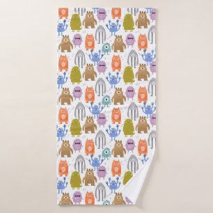 Little monsters kids nursery bath towel