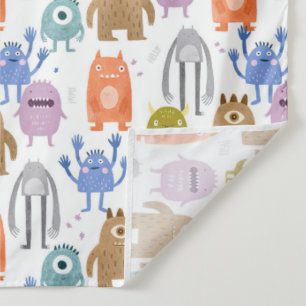 Little monsters kids nursery tapestry