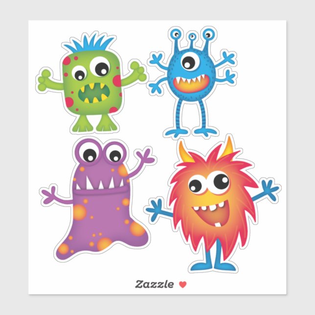 Little Monsters Sticker (Sheet)