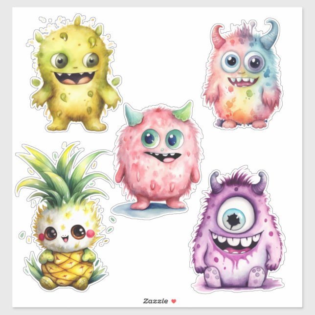Little Monsters  Sticker (Sheet)