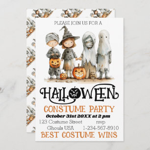 Little Monsters Unite – A Whimsical Halloween Invitation