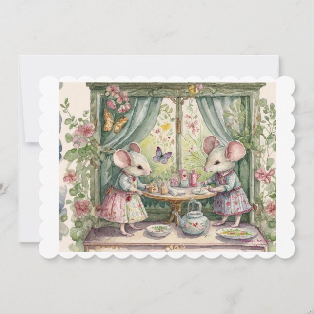 Little mouse. holiday card (Front)