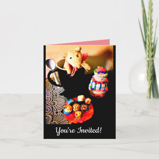 Little Mouse Invitation (Front)