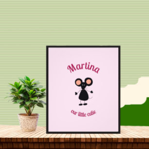 Little mouse photo print