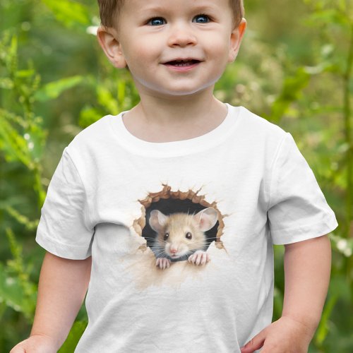 Little Mouse Shirt Pale Peeking 