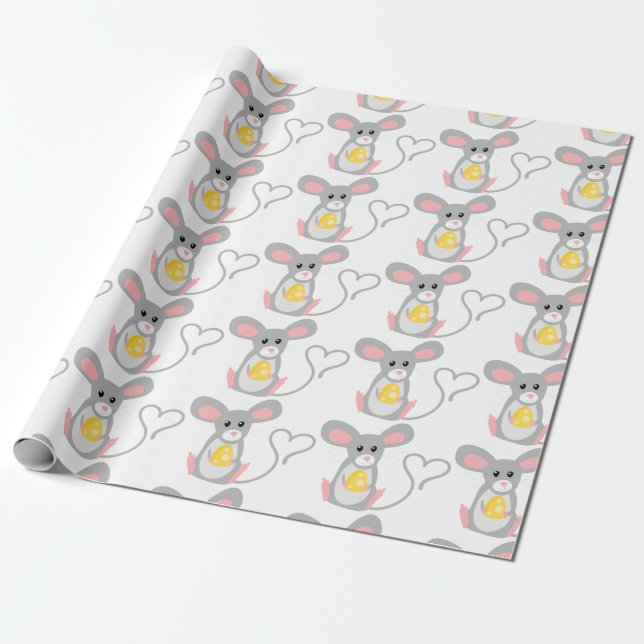 Little Mouse Wrapping Paper (Unrolled)