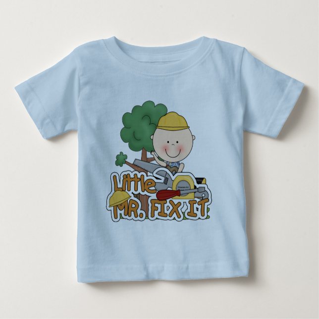 Little Mr. Fix-It Saw t-shirts and Gifts (Front)