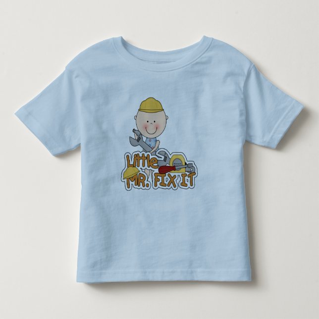 Little Mr. Fix It - Wrench Tshirts and Gifts (Front)