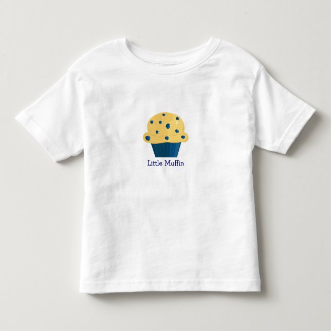 Little Muffin Blueberry Muffin T-Shirt (Front)