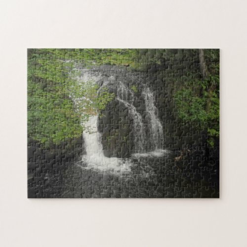 LIttle Multnomah Falls Oregon Waterfall Photo Jigsaw Puzzle