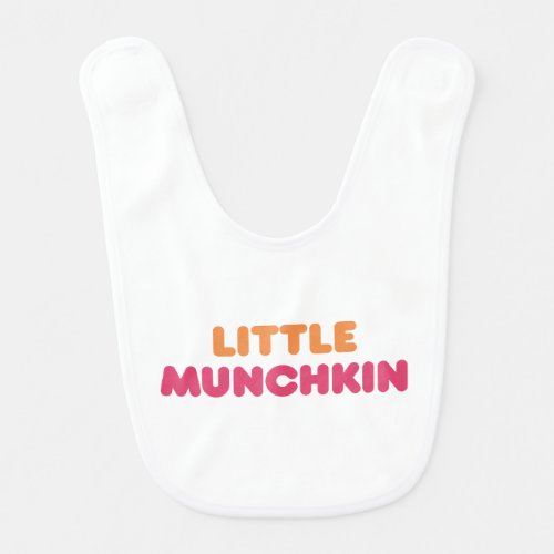 Little Munchkin Donut Baby Bib