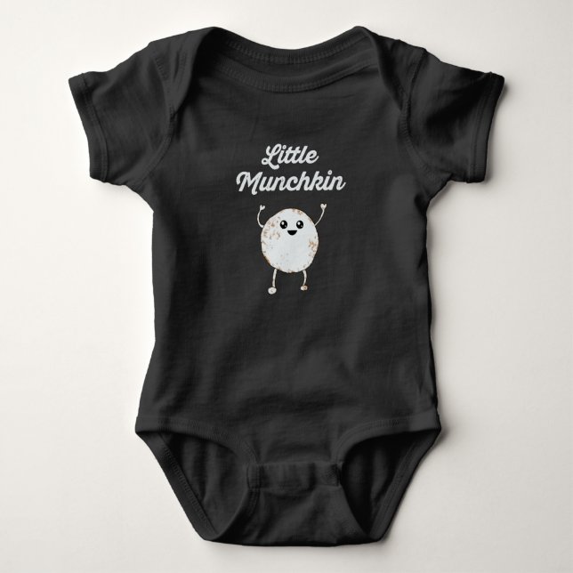 Little Munchkin Funny Donut Infant Baby Bodysuit (Front)