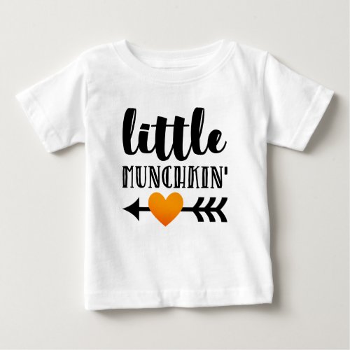 Little Munchkin Heart Arrow Modern Baby Baby T_Shirt