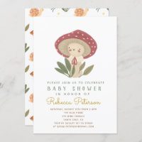 Mushroom Wrapping Paper Birthday Baby Shower, Zazzle