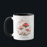 Little Mushroom Wildflowers Baby Shower Gift  Mug<br><div class="desc">Little Mushroom Wildflowers Baby Shower Gift Mug - featuring whimsical mushrooms and greenery with trendy wildflowers. Mug is personalized with Mom to be's name.</div>