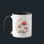 Little Mushroom Wildflowers Baby Shower Gift  Mug<br><div class="desc">Little Mushroom Wildflowers Baby Shower Gift Mug - featuring whimsical mushrooms and greenery with trendy wildflowers. Mug is personalized with Mom to be's name.</div>